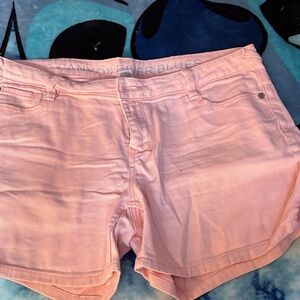 Canyon River Blues Light Pink Jean Shorts